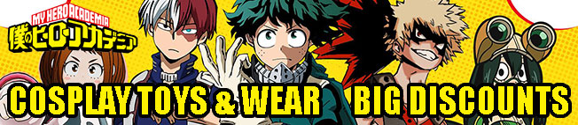 My Hero Academia toys & wear