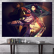 Attack on Titan Wall Decoration Background Cloth