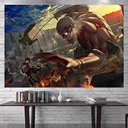 Attack on Titan Wall Decoration Background Cloth