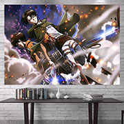 Attack on Titan Wall Decoration Background Cloth