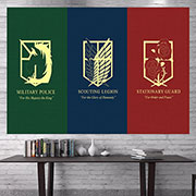 Attack on Titan Wall Decoration Background Cloth
