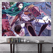 Attack on Titan Wall Decoration Background Cloth