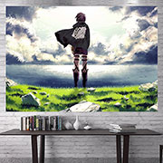Attack on Titan Wall Decoration Background Cloth