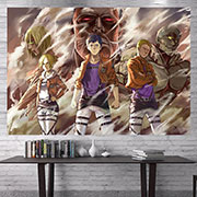 Attack on Titan Wall Decoration Background Cloth