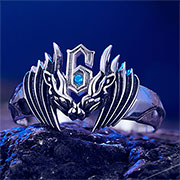 Bleach Grimmjow 925 Silver Ring