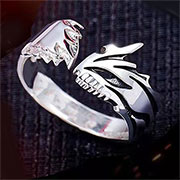Bleach Ichigo Hollow Silver Ring