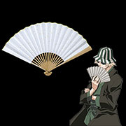 Urahara Cosplay Bamboo Fan