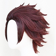 Demon Slayer Tanjiro Cosplay Wig