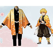 Demon Slayer Zenitsu Cosplay Costume
