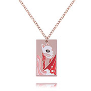 Demon Slayer Metal Plate Necklace