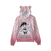 Demon Slayer Hoodie with bear ears