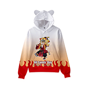 Demon Slayer Hoodie with bear ears