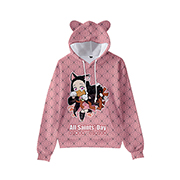 Demon Slayer Hoodie with bear ears