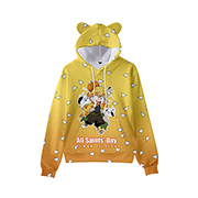 Demon Slayer Hoodie with bear ears