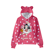 Demon Slayer Hoodie with bear ears