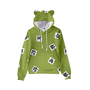 Demon Slayer Hoodie with bear ears