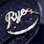 Detective Conan Black Team Silver Ring