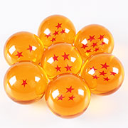 Dragon Ball Z Large Crystal Balls Boxset 7.6cm diameter