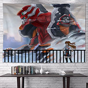 Evangelion Wall Cloth