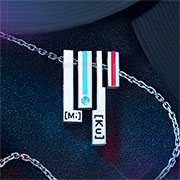 Miku Hatsune First Echo 925 Silver Necklace