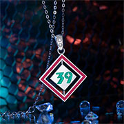 Miku Hatsune Rotatable 925 Silver Necklace