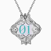 Miku Hatsune Anniversary 925 Silver Necklace