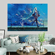 Miku Hatsune Wall Decor Cloth