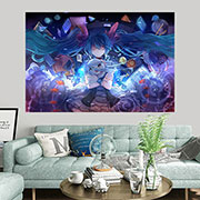 Miku Hatsune Wall Decor Cloth