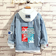 MHA Denim Jacket Hoodie