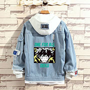 MHA Denim Jacket Hoodie
