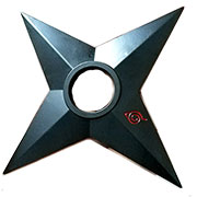 Naruto Ninja Shuriken Metal Black