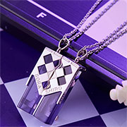 No Game No Life Sora Shiro Crystal Necklaces