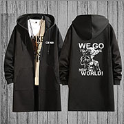 One Piece Long Jacket Hoodie