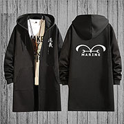 One Piece Long Jacket Hoodie