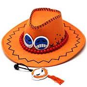 One Piece Ace Cowboy Hat