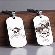One Piece Stainless Steel Plate Necklace
