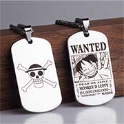 One Piece Stainless Steel Plate Necklace