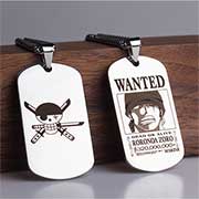 One Piece Stainless Steel Plate Necklace