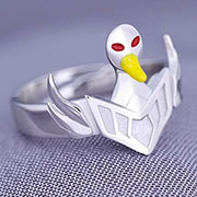 Saint Seiya Cygnus 925 Silver Ring