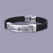SAO Titanium Leather Bracelet